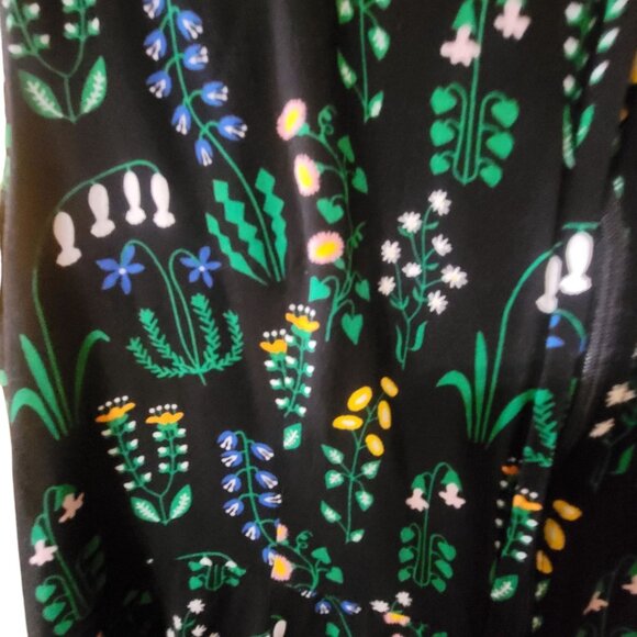 Collectif X ModCloth Titta Greenhouse Floral PlaySuit US 14/UK 18 Ruffled Sleeve - Picture 8 of 16